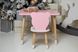 Розовый  столик и стульчик детский ведмежонок с белым сиденьем для девочки . Розовый детский столик