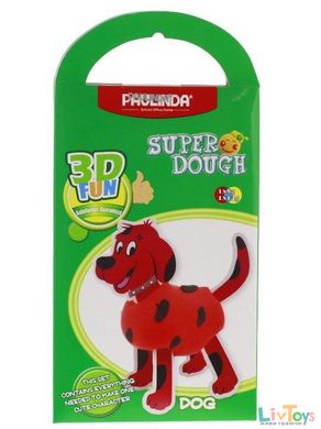 Масса для лепки Paulinda Super Dough 3D FUN Собака PL-081285