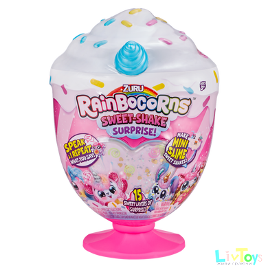 М'яка іграшка-сюрприз Rainbocorn-B (серія Sweet Shake) (9212B)
