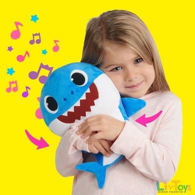 Інтерактивна м'яка іграшка BABY SHARK - ТАТО АКУЛЕНЯТКА