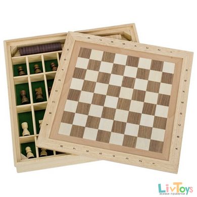 Настольная игра goki Шахматы, шашки, мельница 56953G