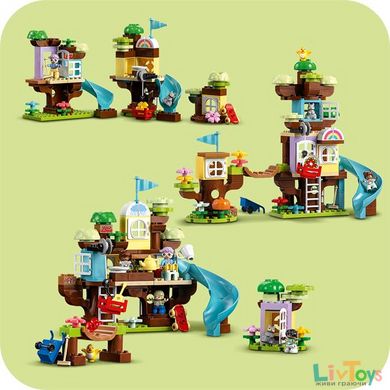 Конструктор LEGO DUPLO Town Будиночок на дереві 3 в 1, 126 деталей (10993)