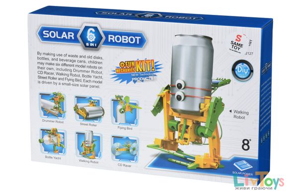 Робот-конструктор Same Toy Екобот 6 в 1 на сонячній батареї