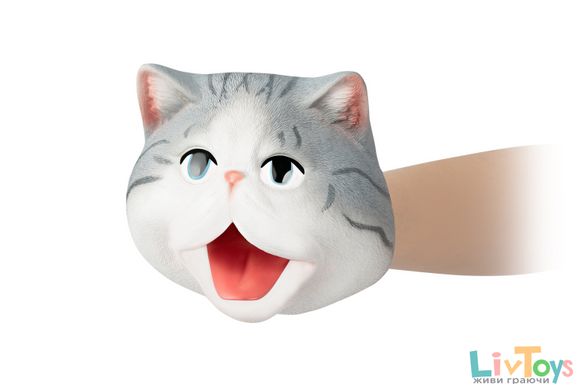 Іграшка-рукавичка Same Toy Кіт сірий X336UT