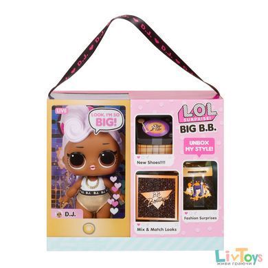 Ігровий набір з мега-лялькою L.O.L. SURPRISE! серії "Big B.B.Doll" - ДІДЖЕЙ