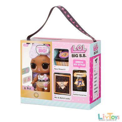 Ігровий набір з мега-лялькою L.O.L. SURPRISE! серії "Big B.B.Doll" - ДІДЖЕЙ