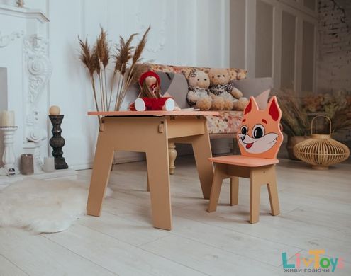 Вау! Дитячий стіл! Чудовий подарунок для дитини. Стіл із шухлядою та стільчик. Для навчання, малювання, гри