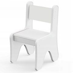 Стільчик для дитячої кімнати 55&times;37&times;33 дитячий зручний стілець для ігор, білий