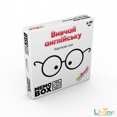 Настільна гра JoyBand MemoBox Вивчай Англійська