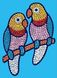 Набор для творчества Sequin Art SEQUIN MAGIC Попугаи неразлучники SA0903