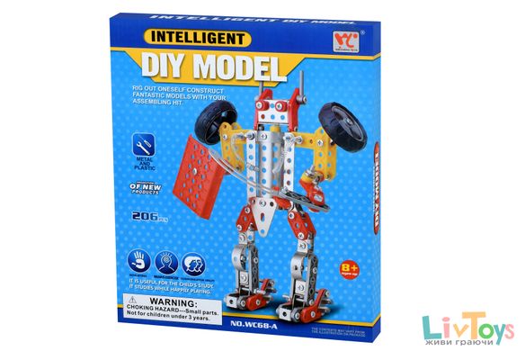 Конструктор металлический Same Toy Inteligent DIY Model 206 эл. WC68AUt