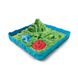 Набір піску для дитячої творчості - KINETIC SAND ЗАМОК З ПІСКУ (зелений, 454 г, формочки, лоток)