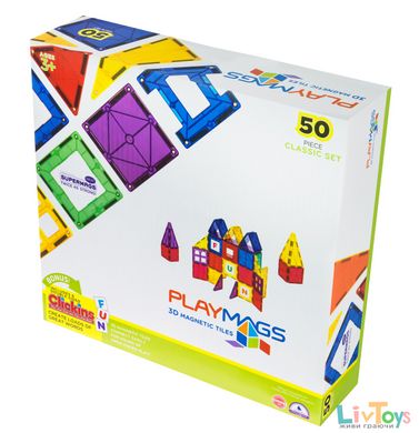 Конструктор Playmags магнитный набор 50 эл. PM152