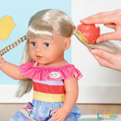 Лялька BABY BORN серії "Ніжні обійми" - МОДНА СЕСТРИЧКА (43 cm, з аксесуарами)