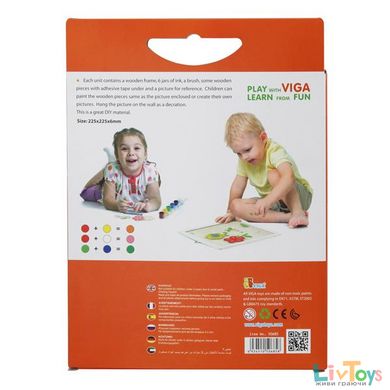 Набор для творчества Viga Toys Картина своими руками Цветы (50685)