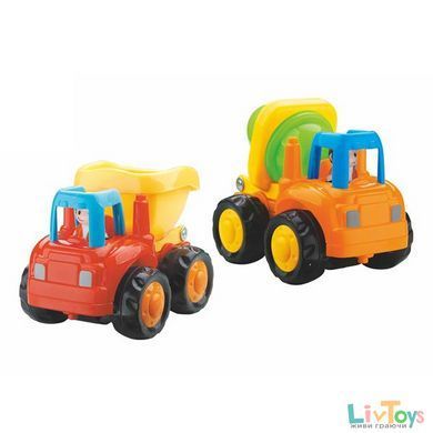 Набор игрушечных машинок Hola Toys Самосвал и бетономешалка, 6 шт. (326CD-6)