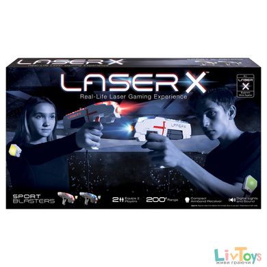 Игровой набор для лазерных боев - LASER X SPORT ДЛЯ ДВУХ ИГРОКОВ