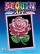 Набор для творчества Sequin Art BLUE Красная роза SA1001