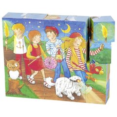 Кубики деревянные goki Peggy Diggledey 57738G
