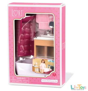 Набор для кукол LORI Мебель для ванной LO37029Z