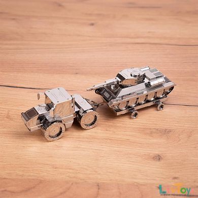 Коллекционная модель-конструктор Metal Time Tractor Slobozhanets Трактор ХТЗ (MT074)