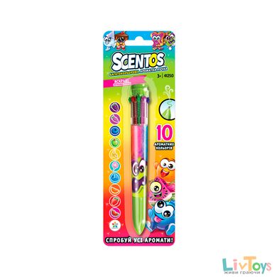 Багатокольорова ароматна кулькова ручка - ЧАРІВНИЙ НАСТРІЙ (10 кольорів)