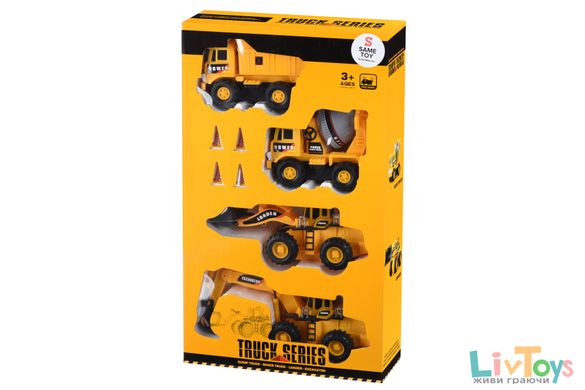 Набор машинок Same Toy Truck Series Строительная техника R1805Ut