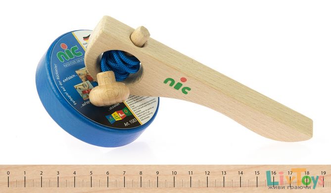 Nic Игра деревянная Юла синяя NIC1583
