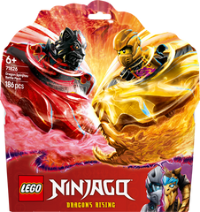 Конструктор LEGO NINJAGO Боевой набор дракона Спин-джитсу 186 деталей (71826)