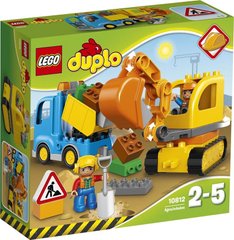 Конструктор LEGO Duplo Грузовик и гусеничный экскаватор 10812