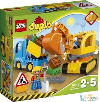 Конструктор LEGO Duplo Вантажівка та гусеничний екскаватор 10812
