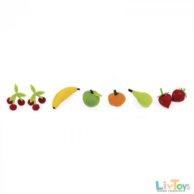 Игровой набор Janod Корзина с фруктами 8 эл. J06577