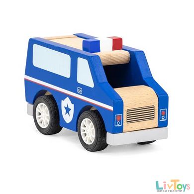 Дерев'яна машинка Viga Toys Поліцейська (44513)
