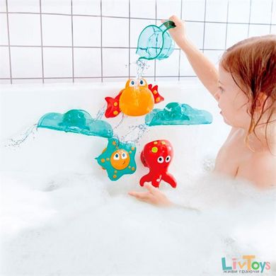 Набор игрушек для ванны Hape Морские обитатели на присосках 6 шт. (E0215)