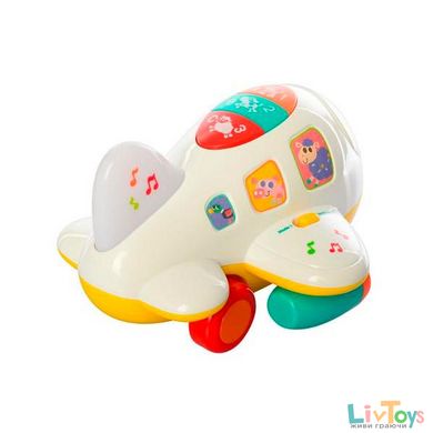 Музична розвивальна іграшка Hola Toys Літачок (6103)