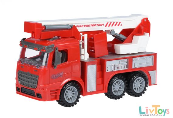 Машинка енерцийна Same Toy Truck Пожарная машина с подъемным краном 98-617Ut