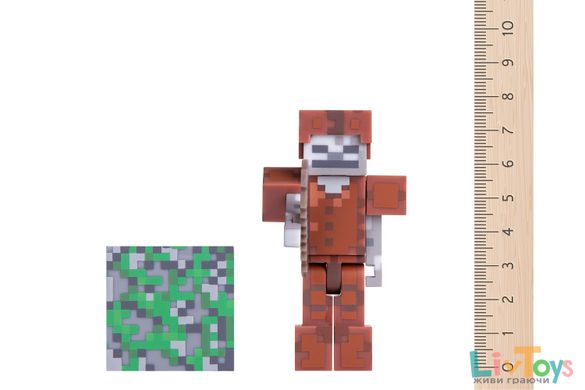 Коллекционная фигурка Skeleton in Leather Armor серия 3, Minecraft
