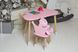 Дитячий столик хмаринкою і стільчик коронка рожева. Столик для ігор, занять, їжі