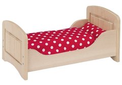 Кроватка для кукол goki натуральное 51701G