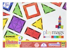 Конструктор Playmags магнитный набор 60 эл. PM158