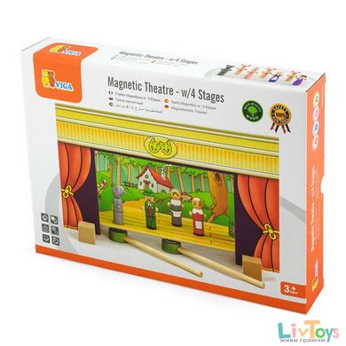 Деревянный игровой набор Магнитный театр Viga Toys (56005)