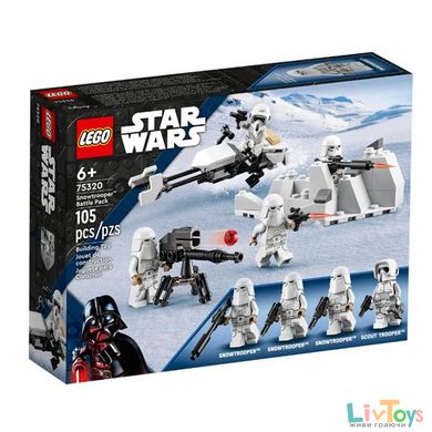 Конструктор LEGO Star Wars Бойовий набір снігових піхотинців 105 деталей (75320)