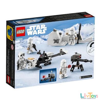 Конструктор LEGO Star Wars Бойовий набір снігових піхотинців 105 деталей (75320)