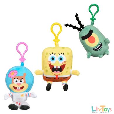 М'яка ігрaшка-брелок SpongeBob Mini Key Plush SpongeBob в ассорт.
