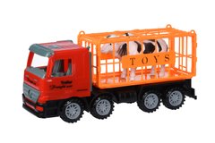 Машинка инерционная Same Toy Super Combination Грузовик красная для перевозки животных 98-82Ut