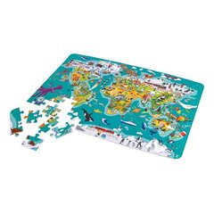 Пазл-гра "Карта світу" 105 ел. Hape (E1626)