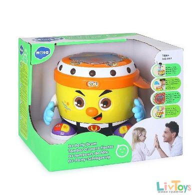 Интерактивная музыкальная игрушка Hola Toys Веселый барабан (6107)