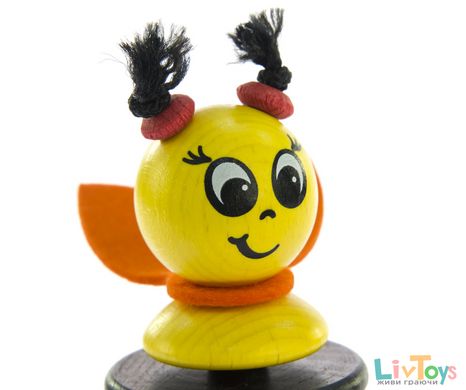 Nic Іграшка-неваляшка дерев'яна Бджілка NIC61551