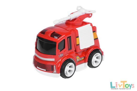 Пожарная машина Same Toy Mini Metal с брансбойтами SQ90651-4Ut-1