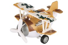 Самолет металлический инерционный Same Toy Aircraft коричневый со светом и музыкой SY8015Ut-3